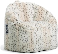 Big Joe Milano Super Soft Leopard Beanbag Chair