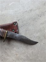 Schrade USA knife with sheath