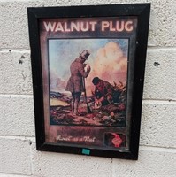 Modern "Walnut Pug" Framed Sign (Framed 69.5cm