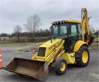 2004 NEW HOLLAND LB75B BACKHOE LOADER W/ EXTENDAHO