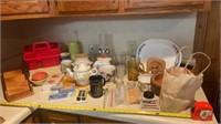 Kitchen ware, including coasters, tea pot , candy