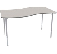 Activity Wave Table Grey Top 30x48