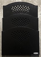 Safco Steel Black Wall File, 1’ x 16”