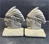 Vintage Native American-style book ends