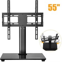 One Size  Universal TV Stand Adjustable Height Fit