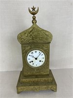 Islamic Brass Shelf Clock