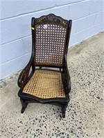 Childs Cane Seat Rocking Chair