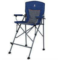 EVER ADVANCED Tall Folding Chair 31", Portable Di