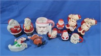 Santa Candles, S&P, Candle Holder, Mug