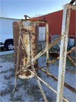 Fuel Tank with Stand. Approx. 57" x 45" x 72"