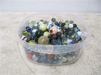CONTAINER OF MARBLES