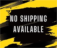 No Shipping Available