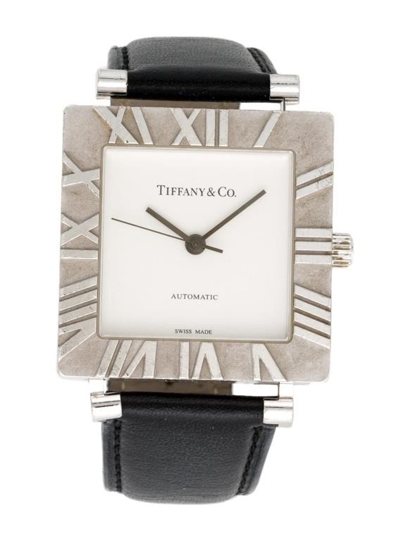 Tiffany & Co. Atlas 34mm White Dial Watch