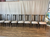 7pc Hooker Vintage West Splatback Dining Chairs