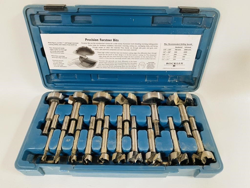 Rockler Precision Forstner Bits