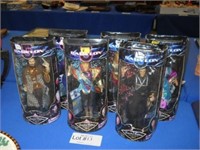 SIX BABYLON 5 ACTION FIGURES - IN PACKAGES