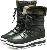 Women’s Winter Snow Boot Fur Lined Mid Calf Warm