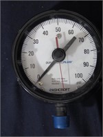 New Ashcroft 5" 0-100PSI Pressure Gauge