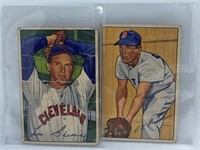 1952 Bowman Cards Lou Brissie and Billy Goodman