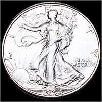 1934-D Walking Half Dollar UNCIRCULATED