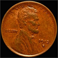 1913-S Lincoln Wheat Penny UNCIRCULATED