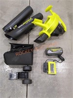 RYOBI 40v Cordless Leaf Vacuum