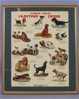 Remington Advertising Poster, "Know Your Hunting