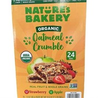 Natures Bakery Oatmeal Crumble Bars 24pk