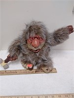 Vintage caveman troll doll