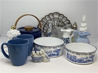 Blue and White Accessories