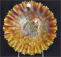 Peacocks PCE bowl w/ribbed back - marigold