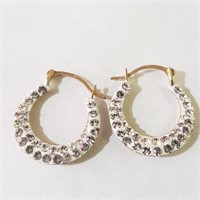 $300 10K  CZ Earrings