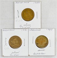 (3) NETHERLANDS COINS MIX