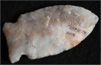 2 5/16" Translucent Geode Robinson Arrowhead Found