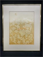 ‘’Butterfly and Queen Anne’s Lace’ Framed Painting