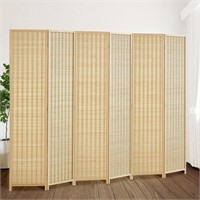 6 Panel Room Divider  Folding Privacy Screen