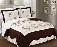 BNF EMBROIDERY BEDSPREAD *KING*