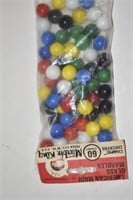Vintage Marble King 60ct Hand Made Glass Marbles