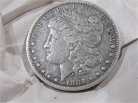 1884 Morgan Dollar