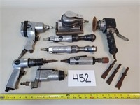 8 Assorted Pneumatic Tools (No Ship)