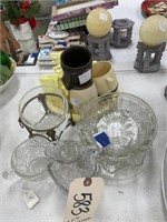 Pile of Glass - Cruet - Serving Bowls +