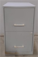 (I) Metal Lockable Two Drawer Filing Cabinet.