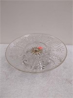 Glass Hors d'oeuvres serving tray