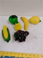 Decorative glass fruit/ 1 vegetable