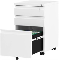 YITAHOME 3-Drawer Cabinet  Legal/Letter  White