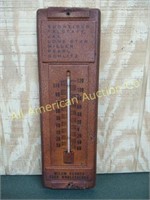 VTG MILAM CO. BEER WHOLESALERS THERMOMETER