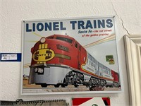 Lionel Trains Sign