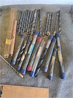 Collection of good large drill bits