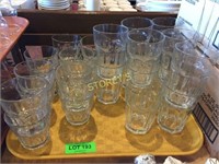 Qty of Asst Rock & Water Glasses