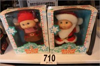 (2) Vintage Holiday Edition Cabbage Patch Dolls